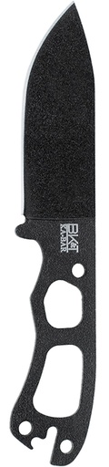 [617717200113] Ka-Bar BK11 Becker Necker 3.25" Fixed Drop Point Plain Black 1095 Cro-Van Blade, Black 1095 Cro-Van Handle, Includes Sheath