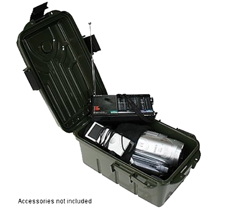 [026057372112] MTM Case-Gard S107211 Survivor Dry Box Forest Green Polypropylene