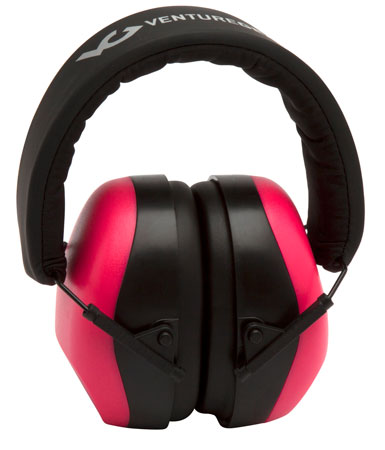 [811907020721] Pyramex VGPM8010PC Venture Gear V80 Muff Foam 26 dB 32 dB Over the Head Orange Pink/Black Adult 1 Pair