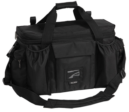 [672352249200] Bulldog BD920 Deluxe Police  &  Shooter XL Black Nylon w/ Removeable Dividers, Storage Pockets