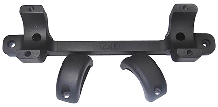 [879956000804] DNZ 12500 Game Reaper Scope Mount/Ring Combo Matte Black 1" Tube, Fits Browning A-Bolt/A-Bolt II Long Action Rifle, High Rings