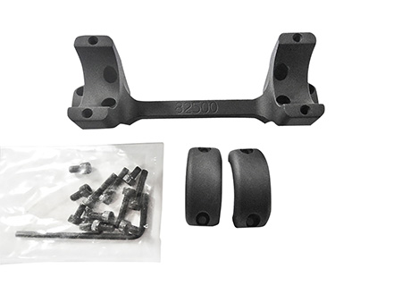 [879956003652] DNZ 82500 Game Reaper Scope Mount/Ring Combo Matte Black 1" Tube, Fits Browning X-Bolt Short Action Rifle, High Rings