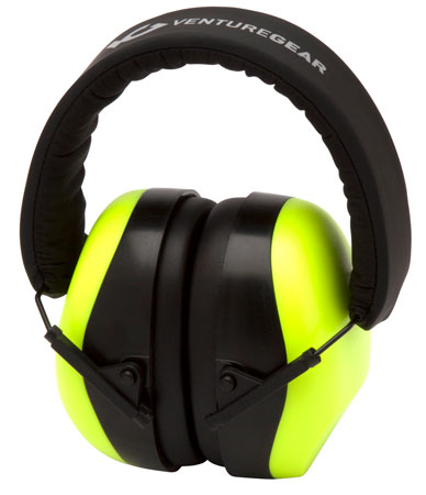 [811907020738] Pyramex VGPM8031C Venture Gear V80 Muff Foam 26 dB 32 dB Over the Head Orange Lime/Black Adult 1 Pair