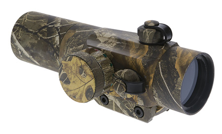 [788130011911] Truglo TG8030GA Gobble Stopper 1x 30mm Obj 3 MOA Illuminated Red/Green Dot Realtree APG CR2032 Lithium