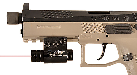 [669256061328] AimShot KT6132 Pistol Laser  Red Matte Black