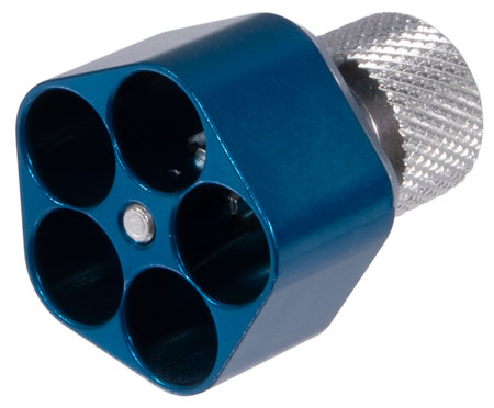 [034337026501] Pachmayr 02650 Competition Speedloader made of Aluminum with Blue Finish for S&W J Frame