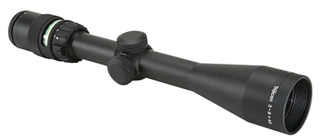 [719307400405] Trijicon 200008 AccuPoint  Black Hardcoat Anodized 3-9x 40mm 1" Tube Illuminated Green Triangle Post Reticle