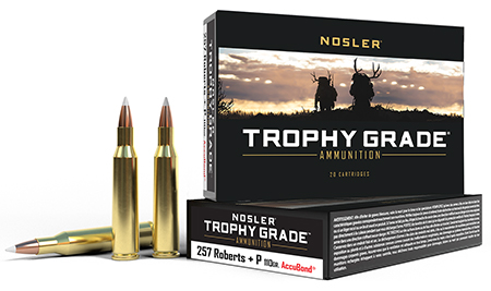 [054041600101] Nosler 60010 Trophy Grade  257Roberts 110gr Nosler AccuBond 20 Per Box/10 Case