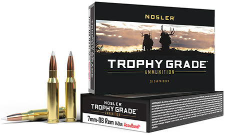 [054041600422] Nosler 60042 Trophy Grade  7mm-08Rem 140gr Nosler AccuBond 20 Per Box/10 Case