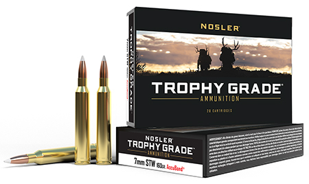 [054041600477] Nosler 60047 Trophy Grade  7mmSTW 160gr Nosler AccuBond 20 Per Box/10 Case