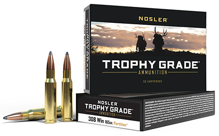 [054041600538] Nosler 60053 Trophy Grade  308 Win 165 gr Nosler Spitzer Partition 20 Per Box/ 10 Case