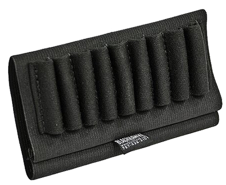 [648018100772] Blackhawk 74SH00BK Buttstock Shell Holder  Black Nylon 9rd Rifle