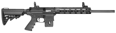 [022188868265] Smith  &  Wesson 10205 M & P15-22 Sport Performance Center 22 LR Caliber with 10+1 Capacity, 18" Threaded Barrel, Matte Black Metal Finish  &  Adjustable Vltor Black Synthetic Stock Right Hand