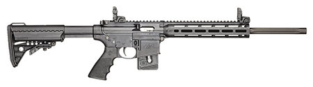 [022188868142] Smith  &  Wesson 11507 M & P15-22 Performance Center Sport *MA,MD,NJ Compliant 22 LR Caliber with 10+1 Capacity, 18" Barrel, Matte Black Metal Finish  &  Fixed Vltor Black Synthetic Stock Right Hand