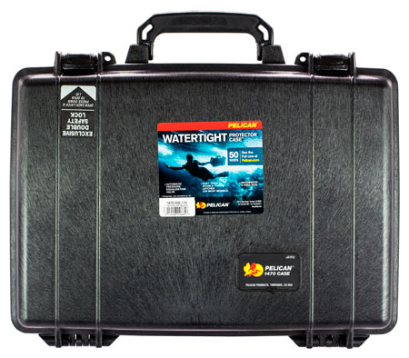 [019428008857] Pelican 1470000110 Protector Laptop Case Black 16" Interior Polymer