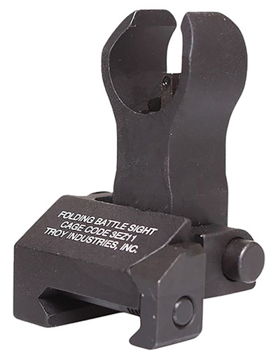 [812699011072] Troy Ind SSIGFBSFHBT02 Tritium Front Folding BattleSight HK  Black Hardcoat Anodized for HK