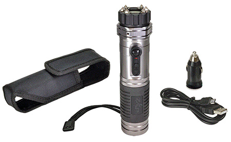 [797053100008] Zap ZAPL Zap Light Stun Gun/Flashlight Range of Contact Silver