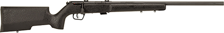 [062654257452] Savage Arms 25745 Mark II TR Full Size 22 LR 5+1 22" Matte Black Heavy Fluted Barrel, Matte Black Drilled  &  Tapped Carbon Steel Receiver, Matte Black Tactical Wood Stock, Right Hand