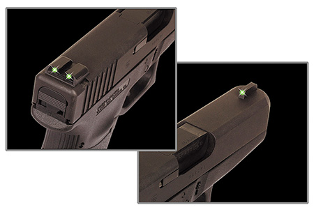[788130013243] TruGlo TG231MP Tritium  Black | Green Tritium Front Sight Green Tritium Rear Sight