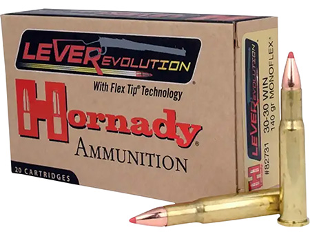[090255827316] Hornady 82731 LEVERevolution  30-30Win 140gr MonoFlex 20 Per Box/10 Case