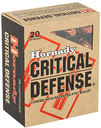 [090255909005] Hornady 90900 Critical Defense  45ACP 185gr Hornady Flex Tip eXpanding 20 Per Box/10 Case