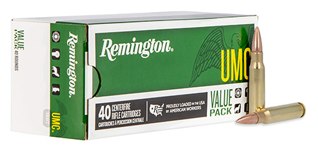 [047700403106] Remington Ammunition 23971 UMC Value Pack 308Win 150gr Full Metal Jacket 40 Per Box/10 Case