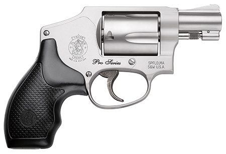 [022188780420] Smith  &  Wesson 178042 Performance Center Pro 642 38 S&W Spl +P 5rd 1.88" Stainless Matte Silver Aluminum Black Polymer Grip