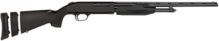 [015813503587] Mossberg 50358 510 Super Bantam Youth 410 Gauge Pump 3" 2+1 18.50" Blued Vent Rib Steel Barrel, Blued Steel Receiver, Black Synthetic Stock w/Adjustable LOP Spacer