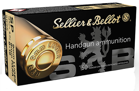 [754908500109] Sellier  &  Bellot SB9S Handgun  9mmLuger 124gr Soft Point 50 Per Box/20 Case