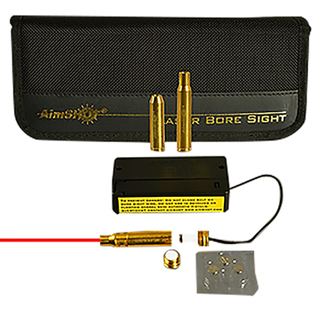 [669256223023] Aimshot MBSKIT1 Modular Rifle Boresighter BS223/AR243/AR3006 Brass