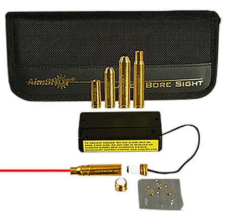 [669256223047] Aimshot MBSKIT3 Modular Rifle Boresighter Kit 243/308 Win/7.62x54mm Chamber Brass