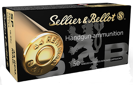 [754908500246] Sellier  &  Bellot SB44A Handgun  44RemMag 240gr Soft Point 50 Per Box/12 Case