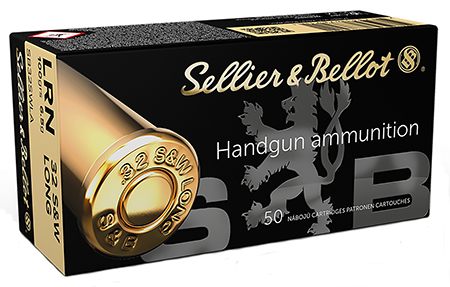 [754908500048] Sellier  &  Bellot SB32SWLA Handgun  32S&WLong 100gr Lead Round Nose 50 Per Box/30 Case
