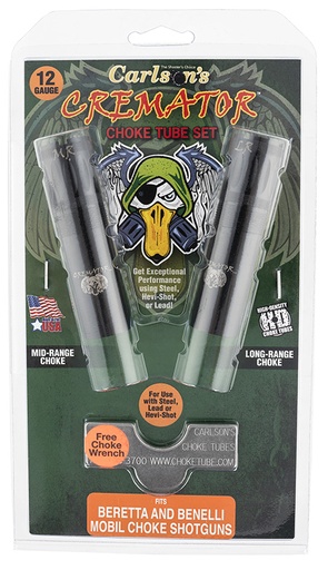[723189116125] Carlson's Choke Tubes 11612 Cremator 11612 Berretta/Benelli Mobil 12 Gauge Mid/Long Range Non-Ported 17-4 Stainless Steel