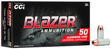 [076683035974] CCI 3597 Blazer Handgun 10mmAuto 200gr Total Metal Jacket 50 Per Box/20 Case
