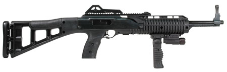 [752334099921] Hi-Point 995FGFLTS 995TS Carbine 9mm Luger 16.50" 10+1 Black All Weather Molded Stock W/Forward Folding Grip and Weapon-Mounted Flashlight