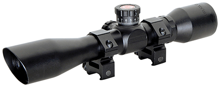 [788130012925] Truglo TG8504BT Tru-Brite Xtreme Compact Tactical 4x 32mm Obj 20.79 ft @ 100yds FOV 1" Tube Black Finish Mil-Dot