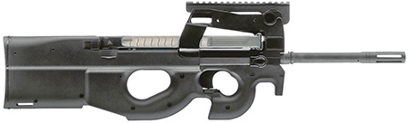 [818513009218] FN 3848950460 PS90  5.7x28mm 30+1 16" Black Ported Barrel, Black Picatinny Rail Aluminum Receiver, Matte Black Synthetic Bullpup w/Thumbhole Stock, Ambidextrous