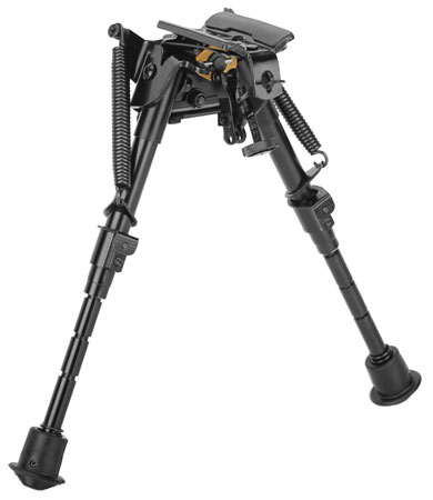 [661120471424] Caldwell 247142 XLA Pivot Bipod 6-9" Black Aluminum