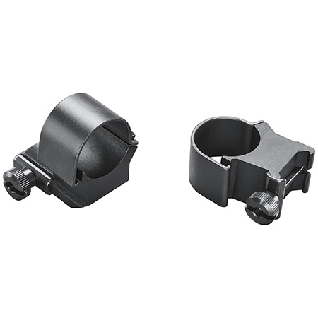 [076683484499] Weaver Mounts 48449 Detachable Top Mount Extension Rings  Matte Black 1" Extra High