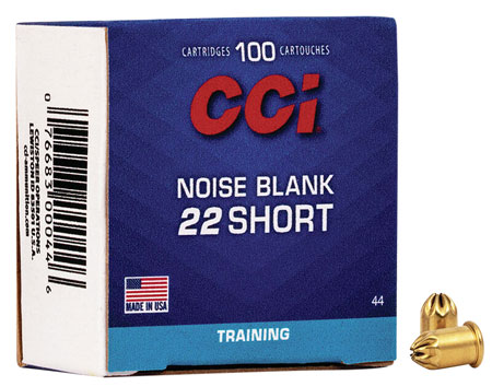 [076683000446] CCI 0044 Noise Blanks  22Short 100 Per Box/50 Case