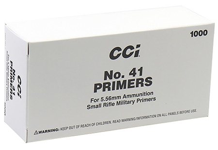 [076683500014] CCI 1 Mil-Spec No. 41 5.56x45mm NATO Rifle 1000/Box