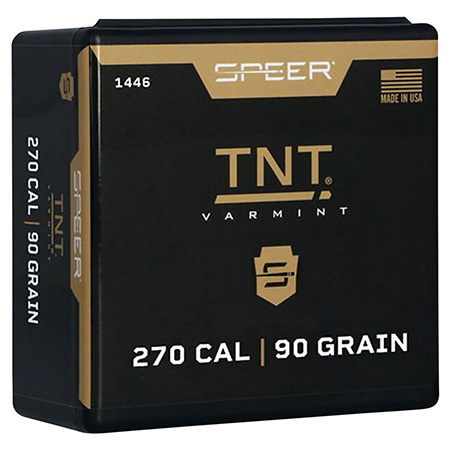 [076683014467] Speer 1446 TNT  270 Caliber .277 90 GR Hollow Point 100 Box
