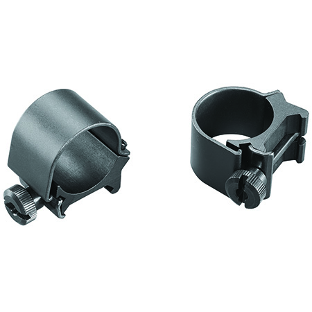 [076683490407] Weaver Mounts 49040 Detachable Top Mount Rings  Matte Black 1" Low