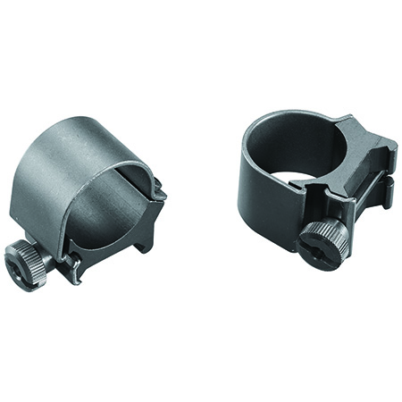 [076683490414] Weaver Mounts 49041 Detachable Top Mount Rings  Matte Black 1" Medium