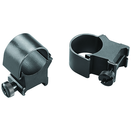 [076683490445] Weaver Mounts 49044 Detachable Top Mount Rings  Matte Black 1" Extra High