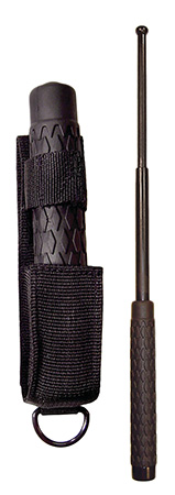 [797053100510] PSP NS21R Expandable  21" Steel Black Rubber Handle Includes Sheath