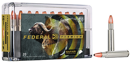 [029465061203] Federal P416SA Premium Safari Cape-Shok 416Rigby 400gr Swift A Frame 20 Per Box/10 Case