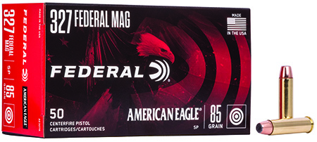 [029465061555] Federal AE327A American Eagle Handgun 327FederalMag 85gr Jacketed Soft Point 50 Per Box/20 Case