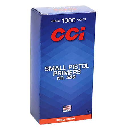 [076683500144] CCI 0014 Standard Pistol No. 500 Small Pistol Multi Caliber Handgun 1000/Box